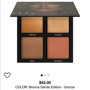 HUDA BEAUTY 3D Highlighter Palette in Bronze Sands